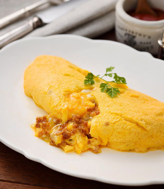 大豆ミンチとチーズの極上とろとろオムレツ by マルコメレシピ