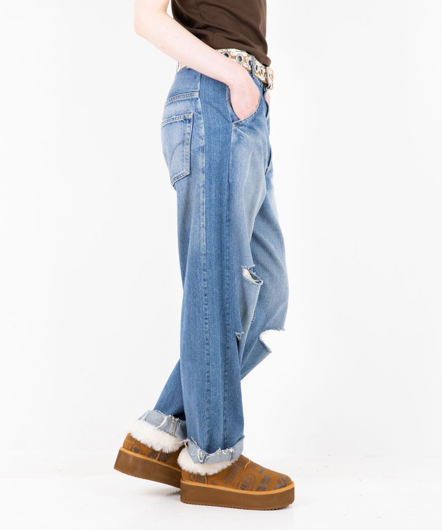 RESIZE加工 デニムストレートパンツ|HYSTERIC GLAMOUR WOMEN