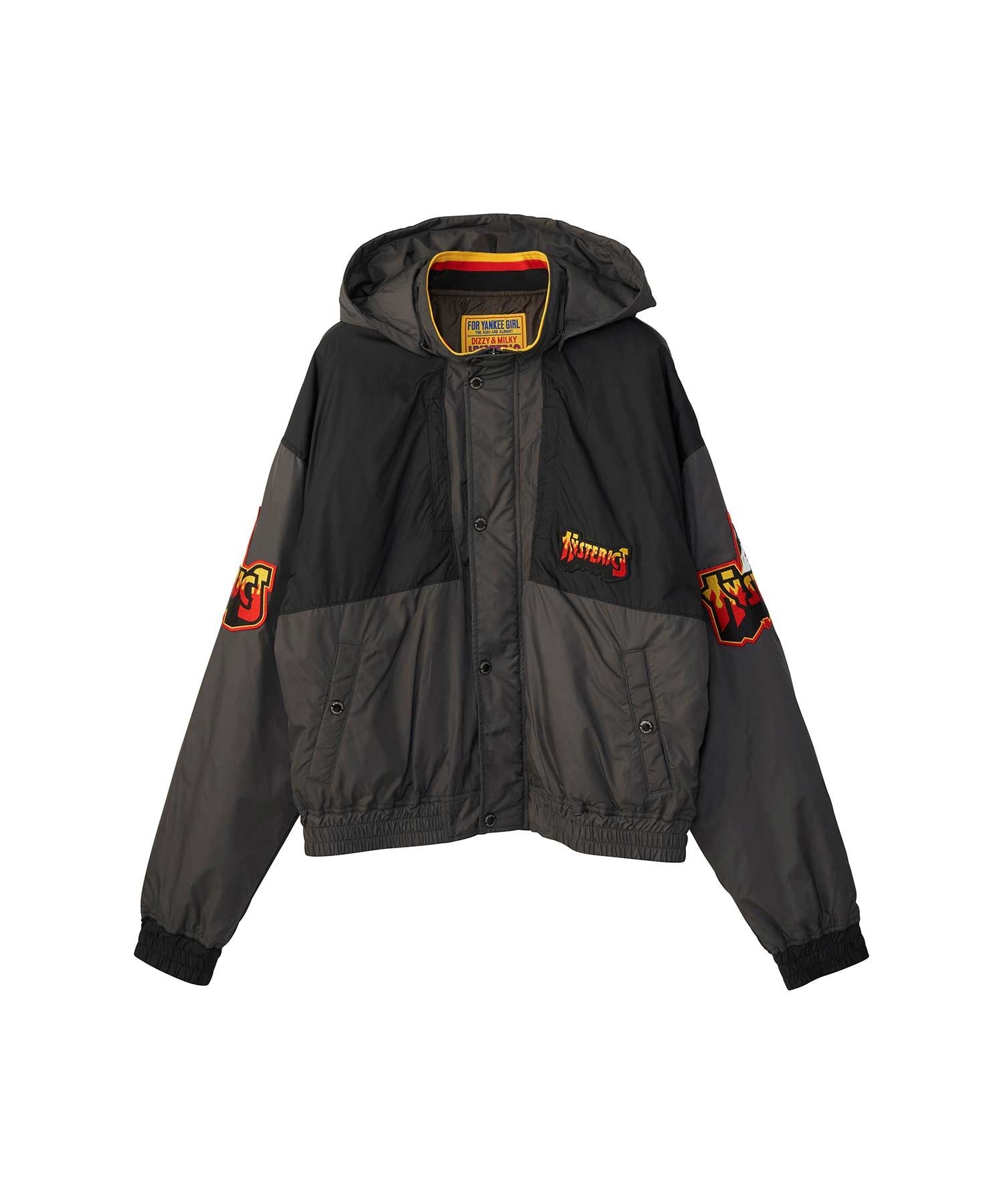 BAD ASS FIRE フードブルゾン|HYSTERIC GLAMOUR WOMEN | HYSTERIC