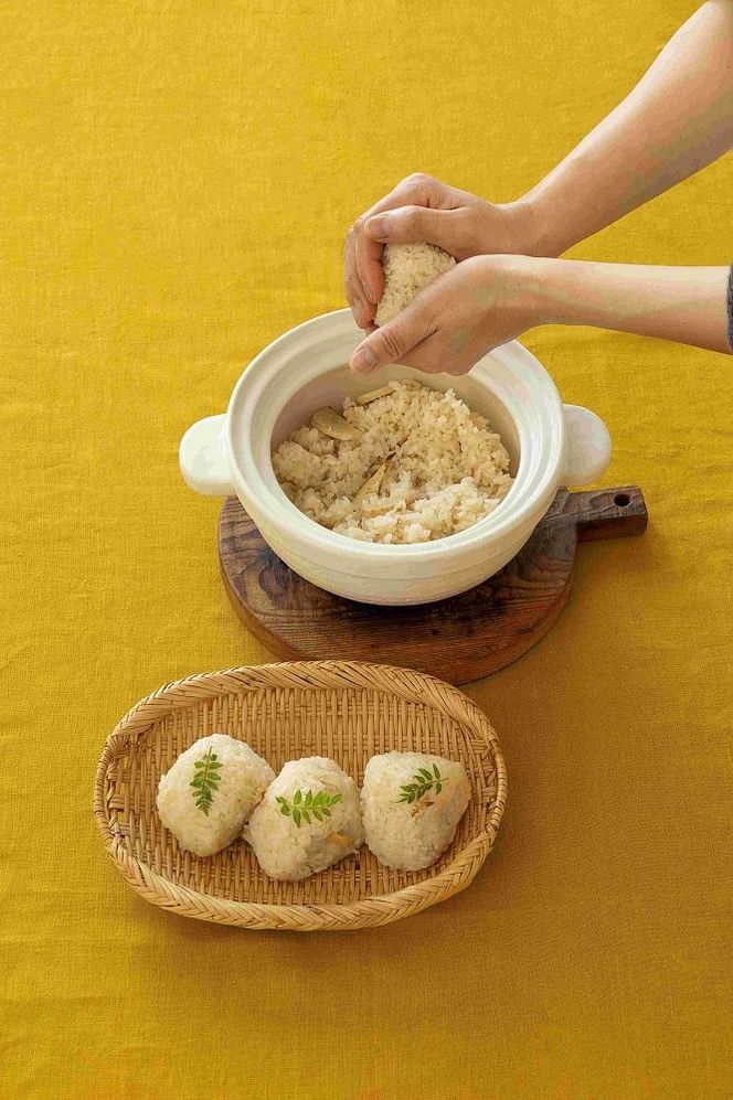 白：伊賀焼 炊飯 土鍋 かまどさんプレミアム 三合炊き 白 グッド