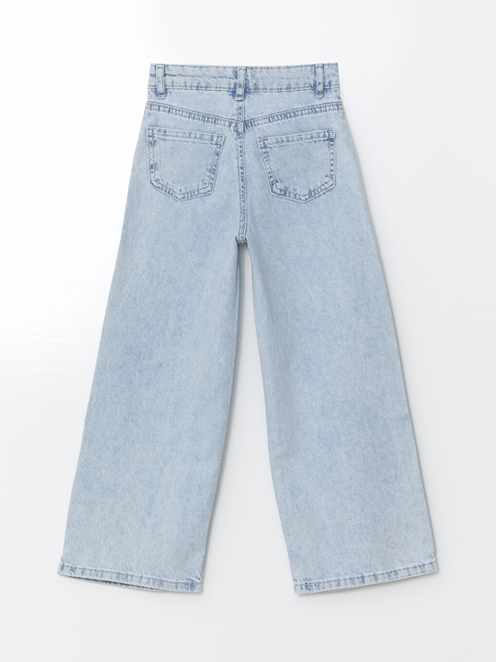 LCW Kids Wideleg Lilo and Stitch Printed Girls' Jeans - W4L235Z4