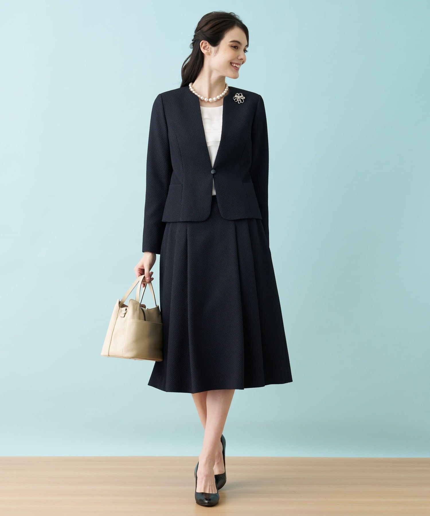 セレモニー】ジャカードスーツ|レリアン | レリアン公式オンラインストア