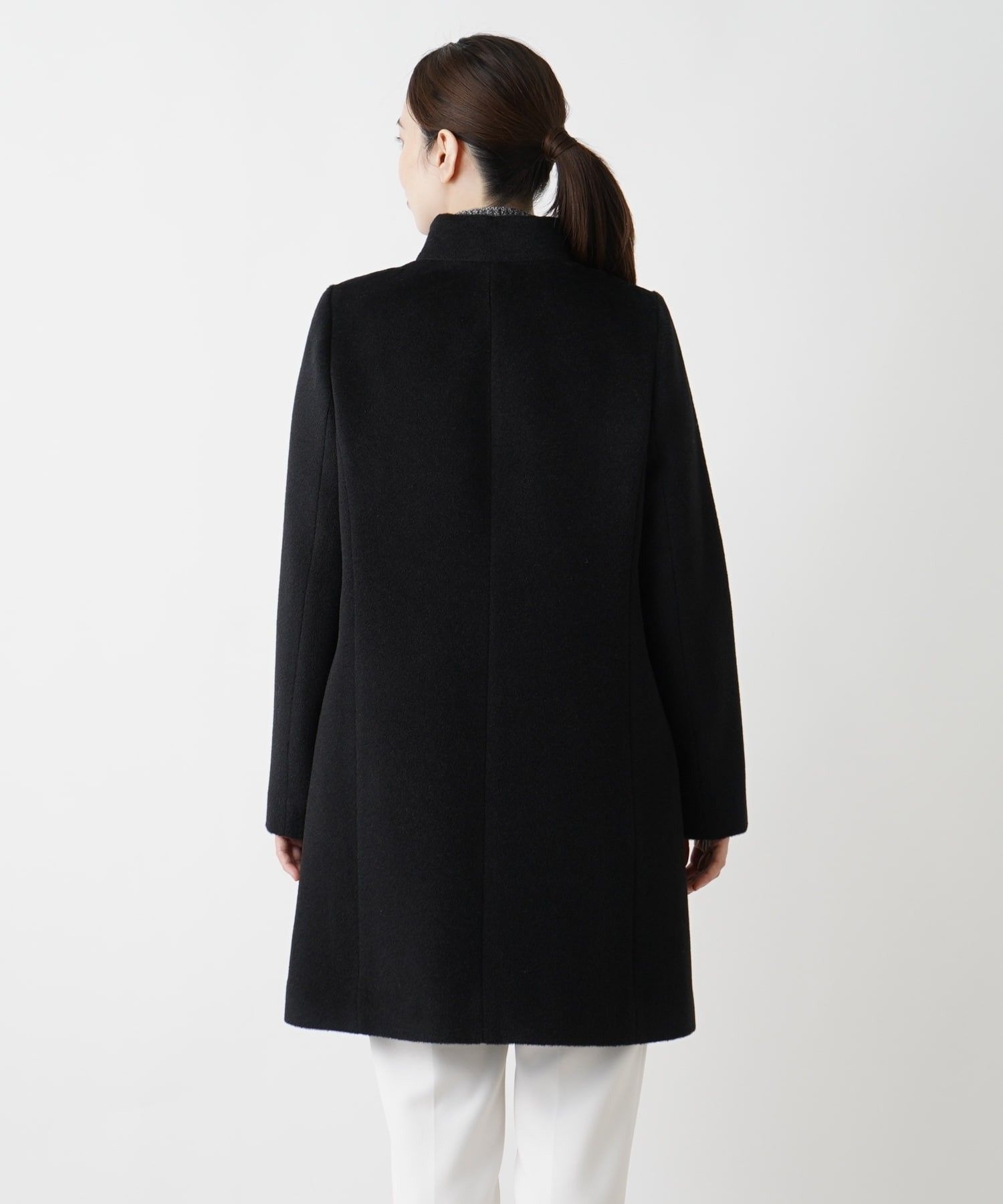 アルパカ混スタンドカラーコート|レリアン | レリアン公式オンラインストア