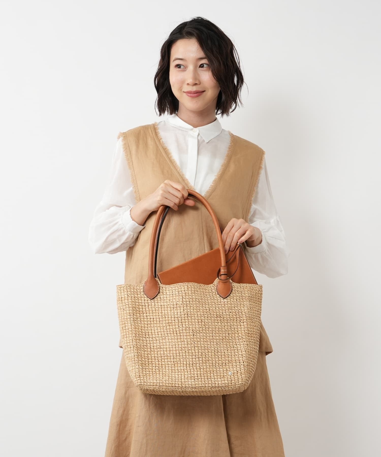 ラフィアトートバッグ【HELEN KAMINSKI】|ネミカ | レリアン公式