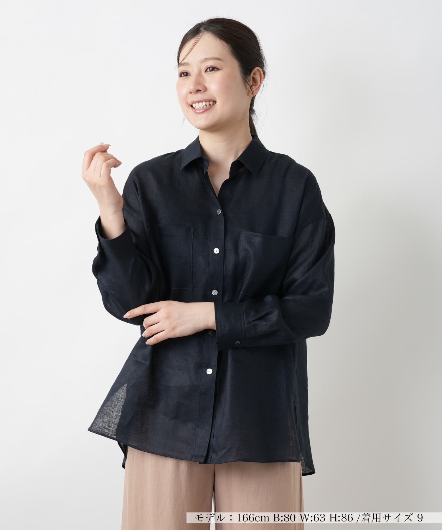 麻ブラウス|レリアン | レリアン公式オンラインストア