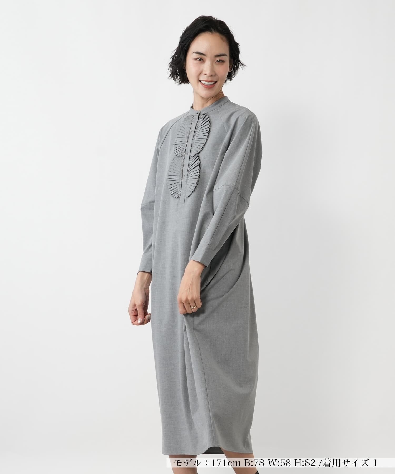 サークルプリーツコクーンワンピース【MARILYN MOON】|ネミカ