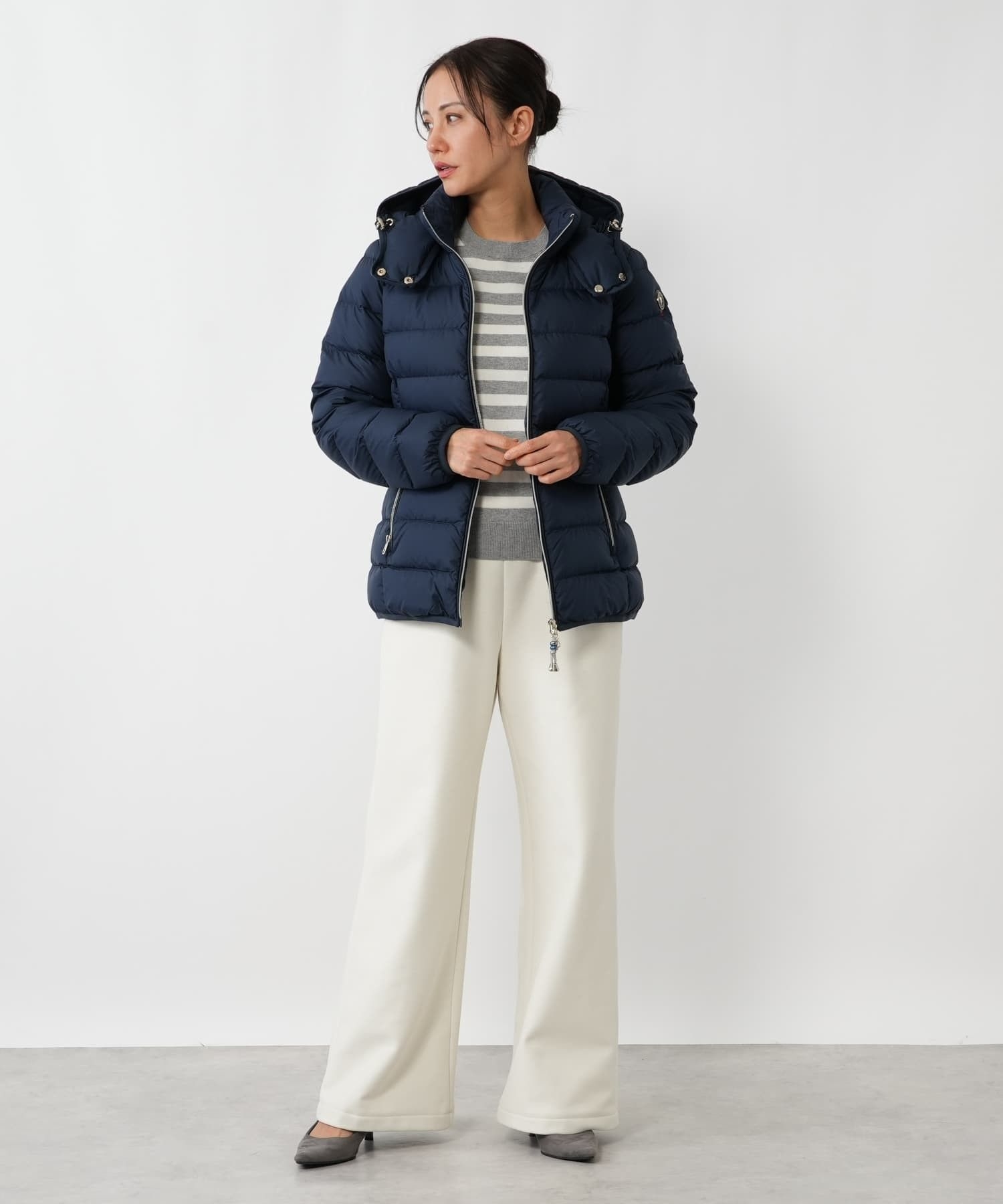 フーデッドダウンジャケット【CAPE HORN】|ネミカ | レリアン公式