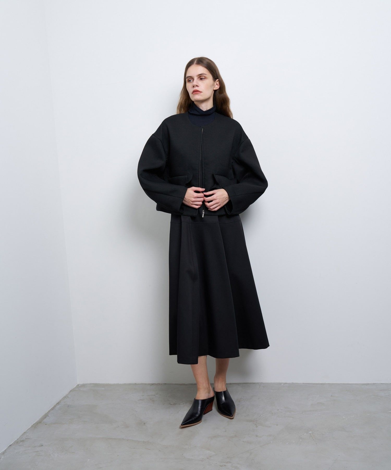 トリプルクロスフリルポケットジャケット|LANVIN en Bleu | LANVIN en