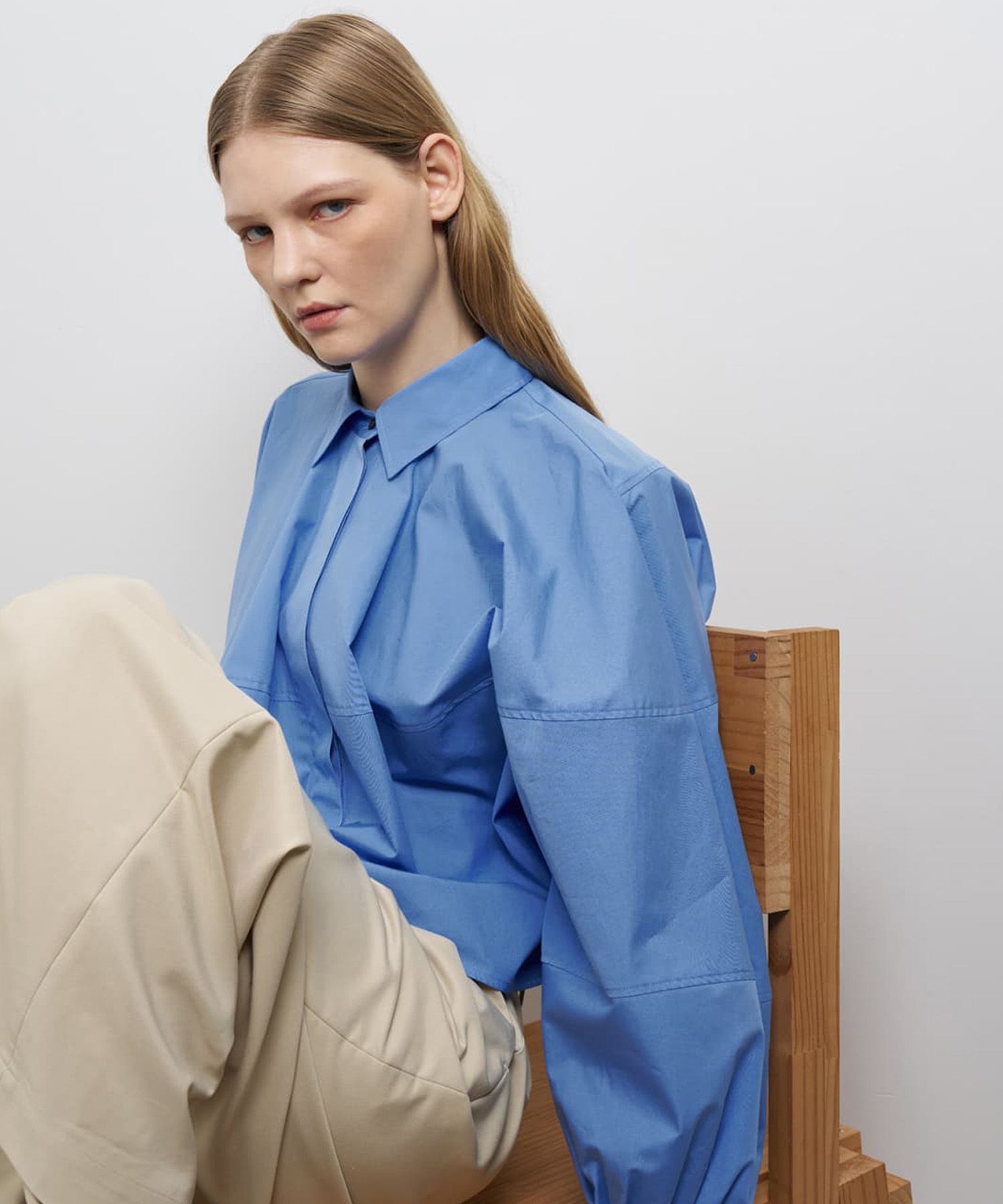 THOMAS MASONボリュームシャツ|LANVIN en Bleu | LANVIN en Bleu