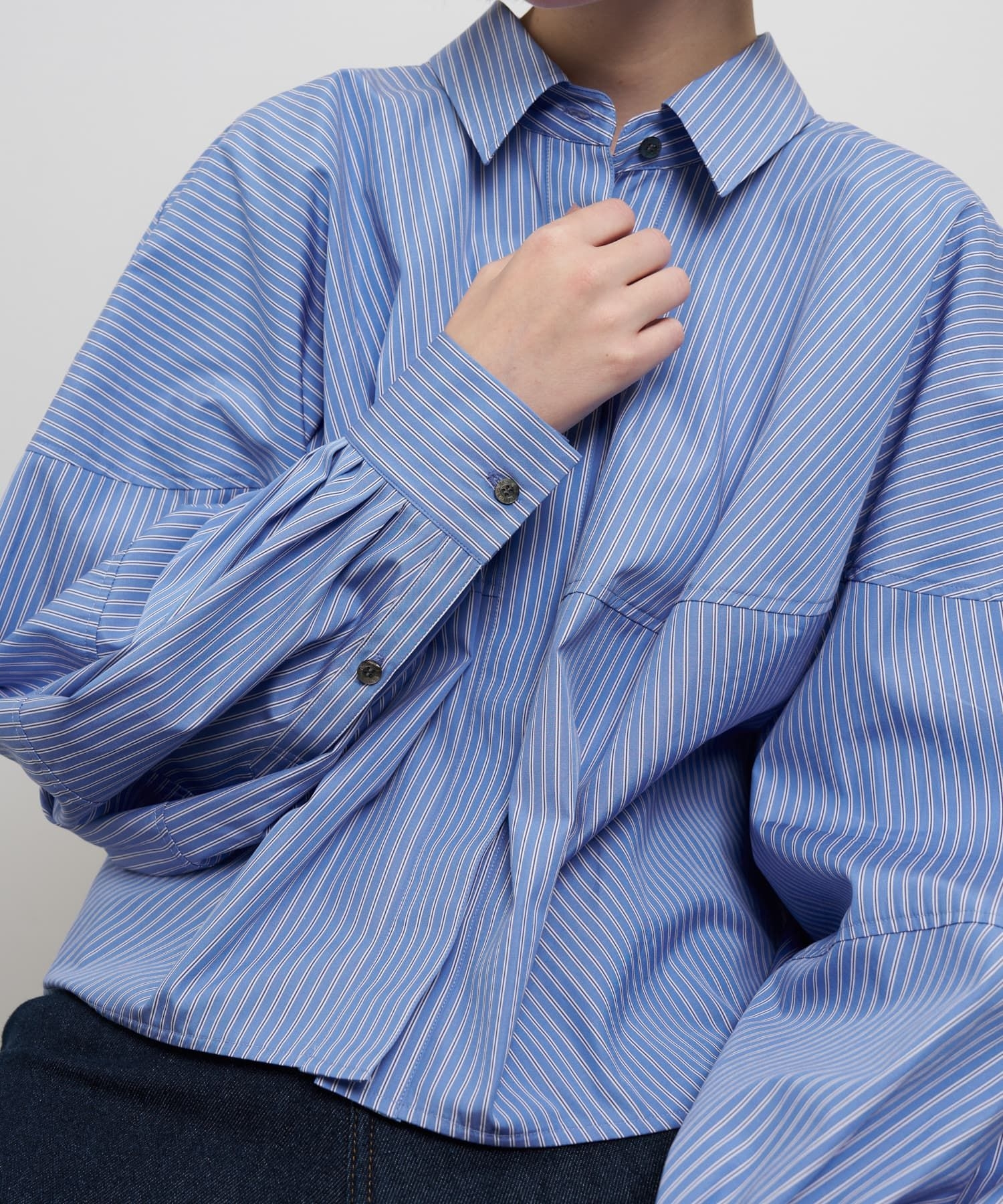 THOMAS MASONボリュームシャツ|LANVIN en Bleu | LANVIN en Bleu