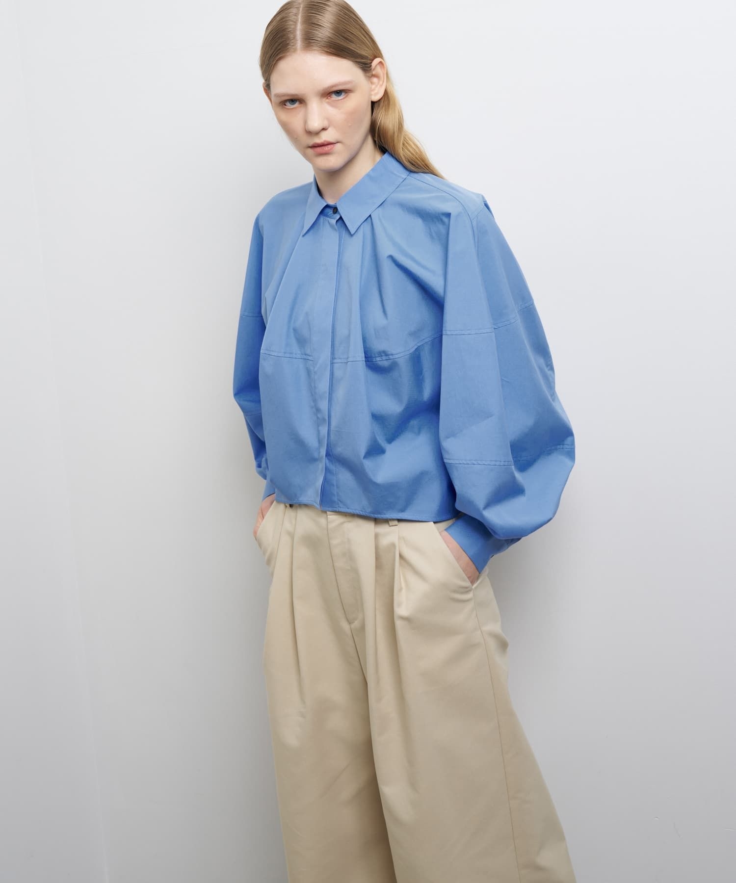 THOMAS MASONボリュームシャツ|LANVIN en Bleu | LANVIN en Bleu