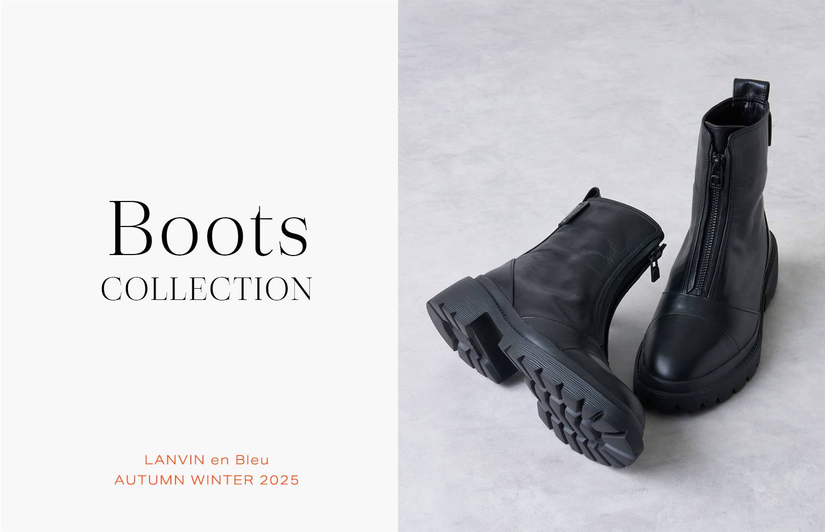 Boots collection | LANVIN en Bleu | ランバン オン ブルー公式