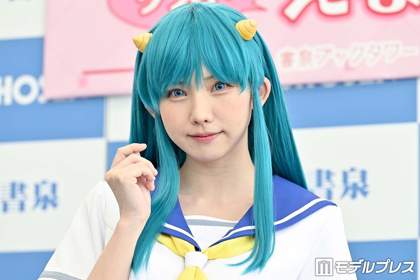 えなこ「うる星やつら」ラムちゃんコスプレで登場 サプライズに興奮