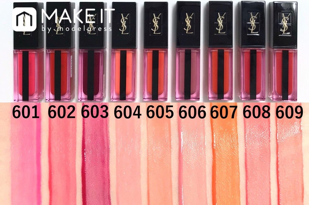 YSL・7月26日発売新作リップ全18色を塗り比べ！#ウォーターステイン