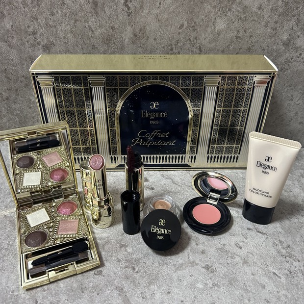 神崎恵さんもおすすめ【エレガンス クリスマスコフレ2024】全て使って