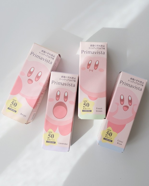 プリマヴィスタ×星のカービィがコラボ！ トーンアップUV下地が限定