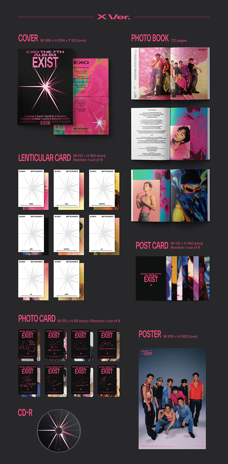EXO The 7th Album'EXIST'2023.07.14 Release