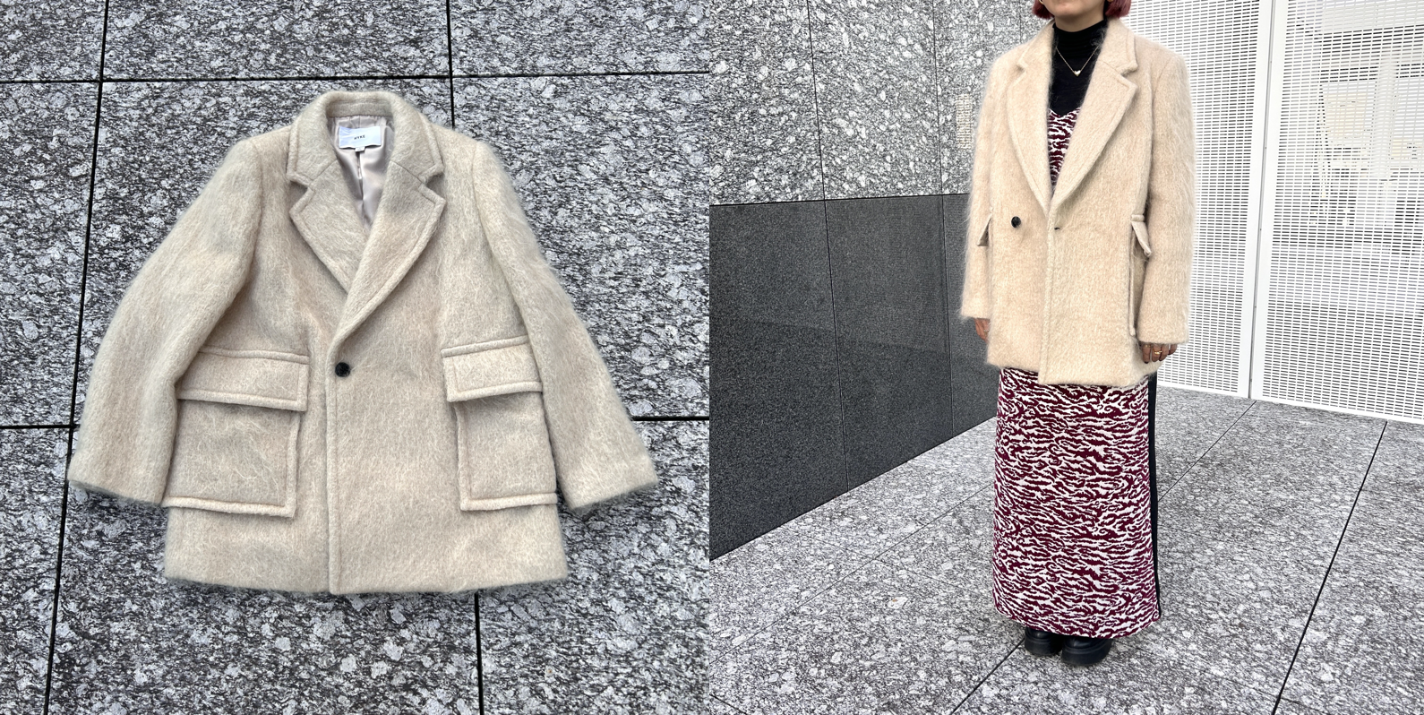 ウールモヘアがあったか可愛い！ SUPER A MARKET別注の【HYKE（ハイク