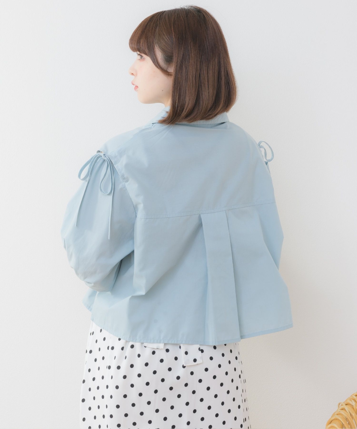 ブローチ付クロップドSH|ems excite | RETRO GIRL ONLINE STORE レトロ