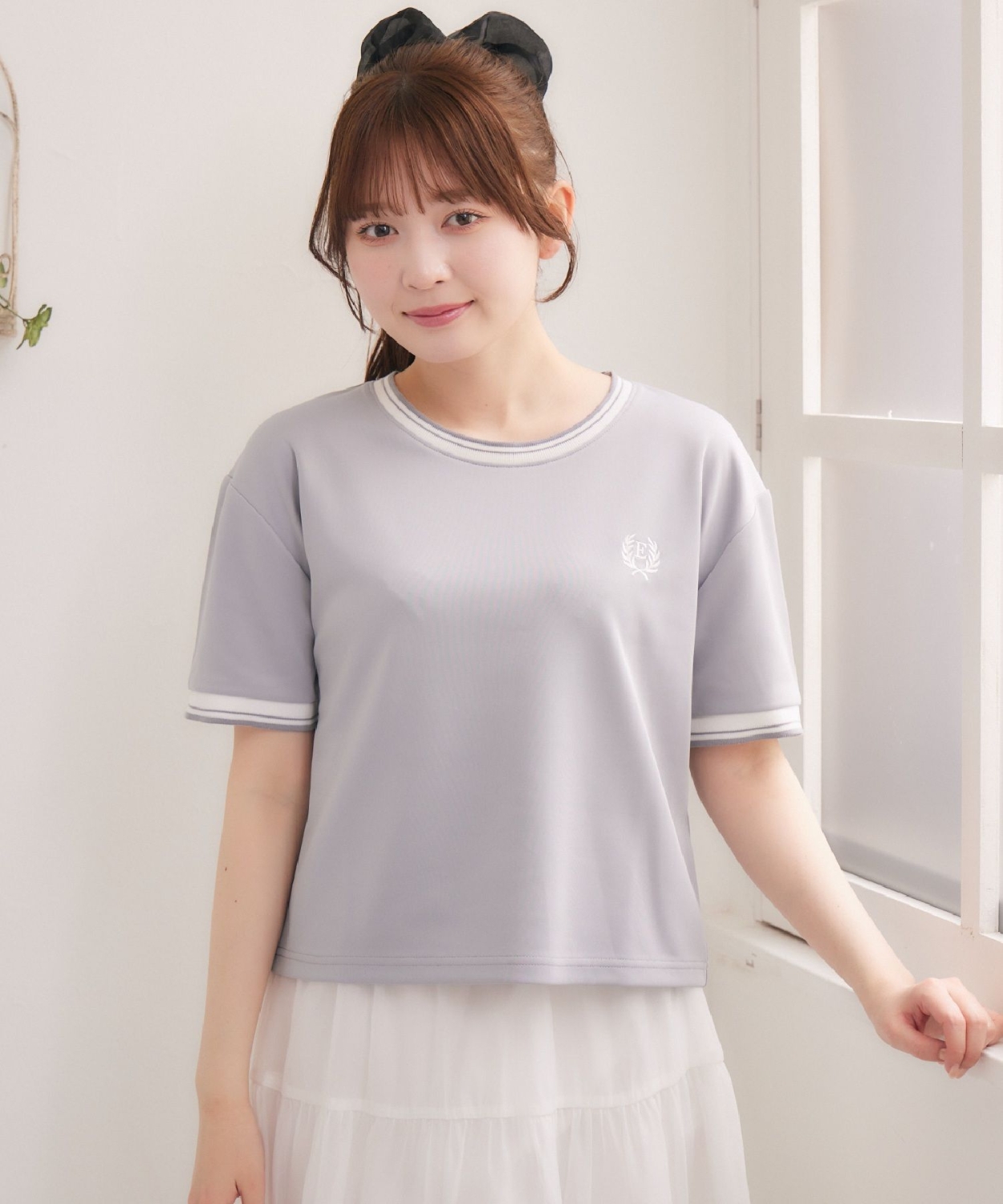 ワンポイント刺繍TEE|ems excite | RETRO GIRL ONLINE STORE レトロ