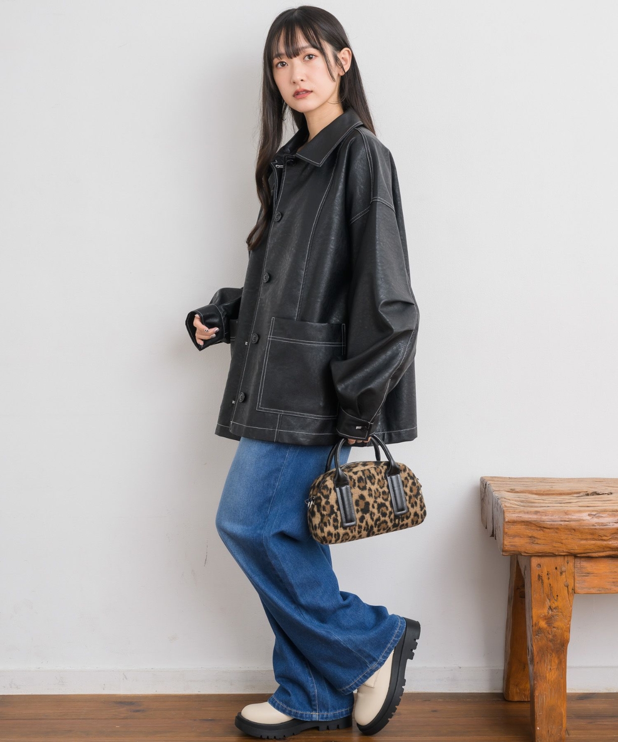 Fレザーカバーオール|RETRO GIRL | RETRO GIRL ONLINE STORE レトロ