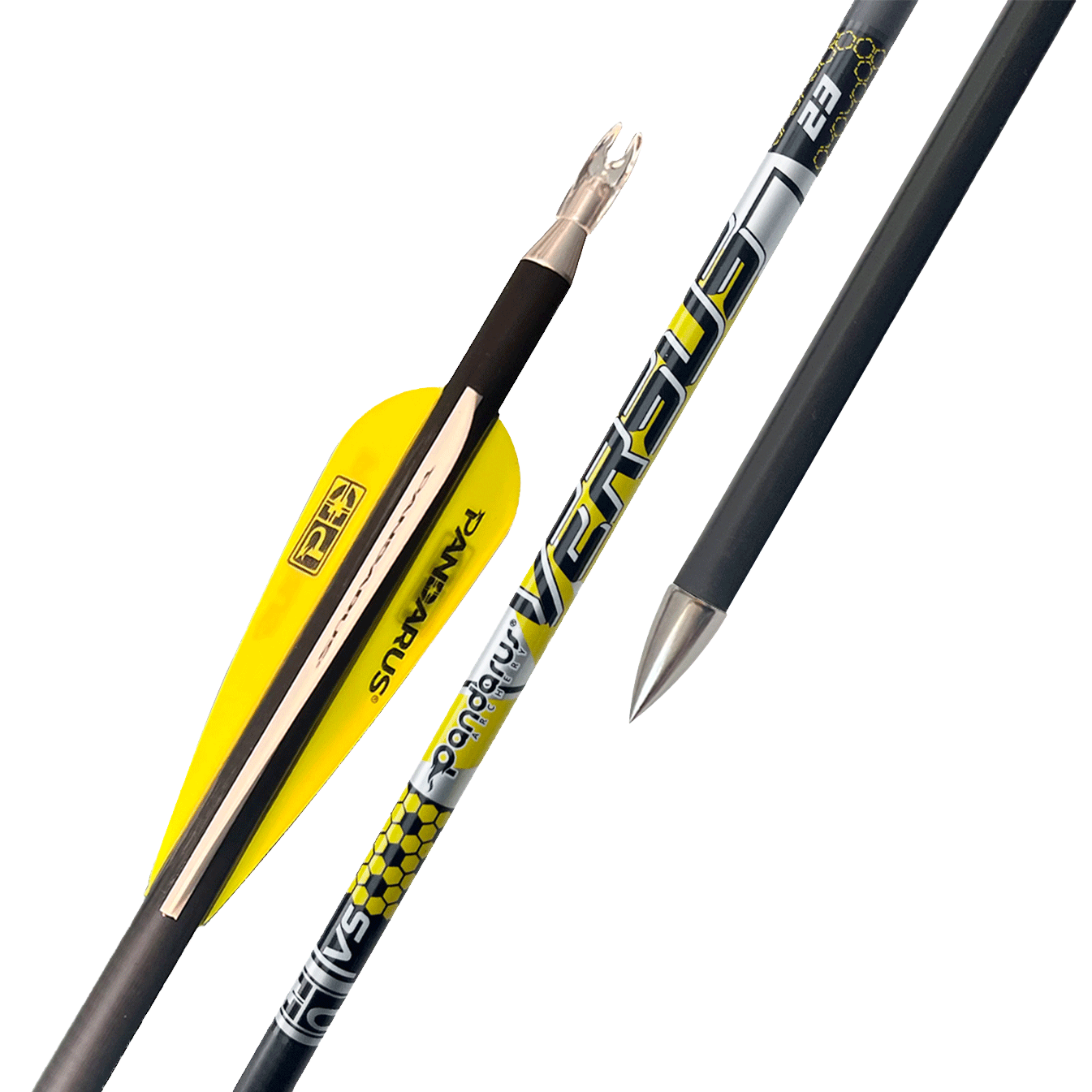 PANDARUS VERSUS V23 Pure Carbon 8mm Indoor Target Arrows-CHN Archery