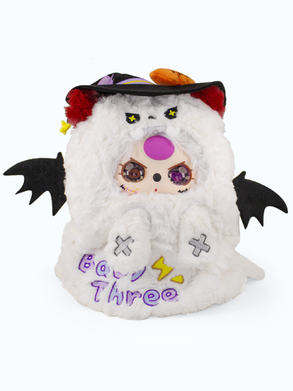 Babythree 400% Halloween Limited Set(White&Orange) Plush Series