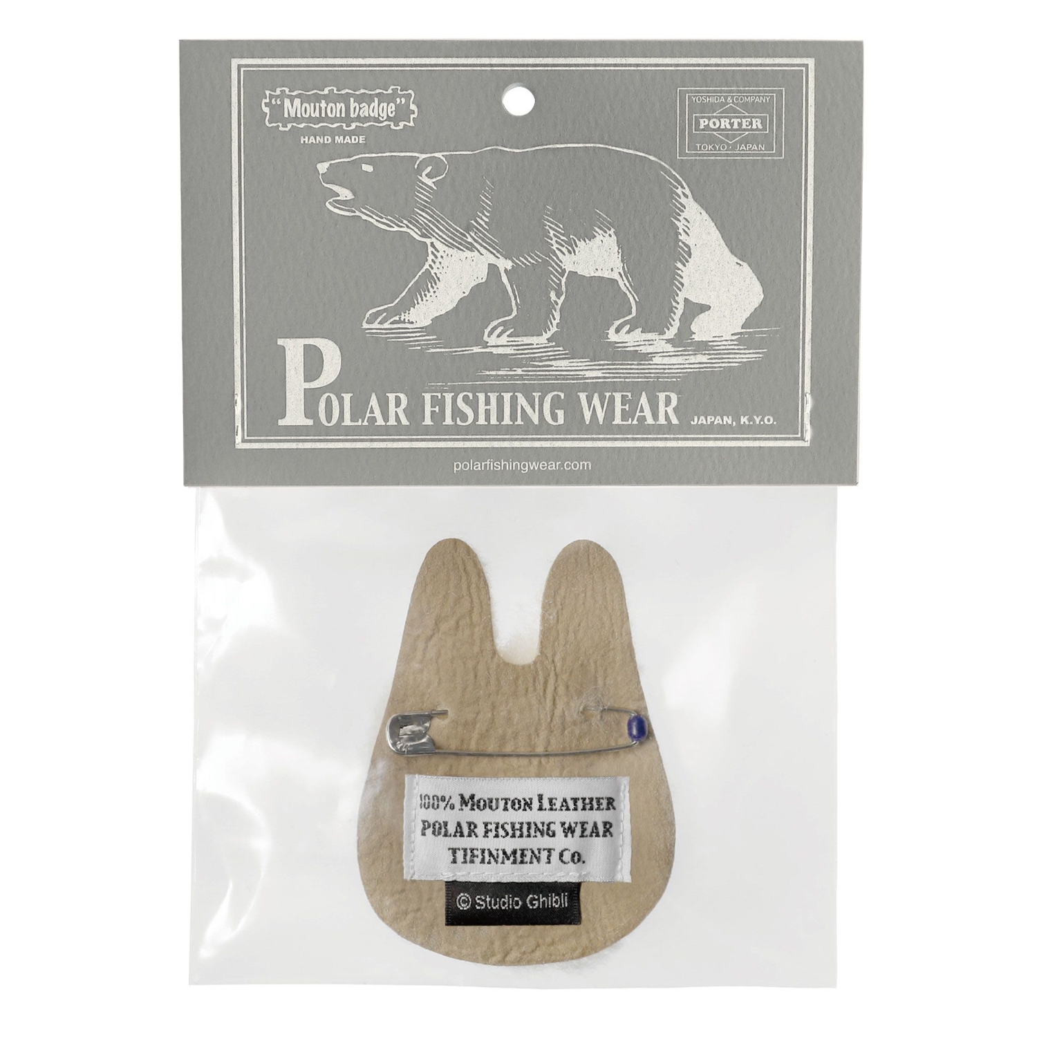 となりのトトロ x PORTER(となりのトトロ x ポーター) MOUTON BADGE