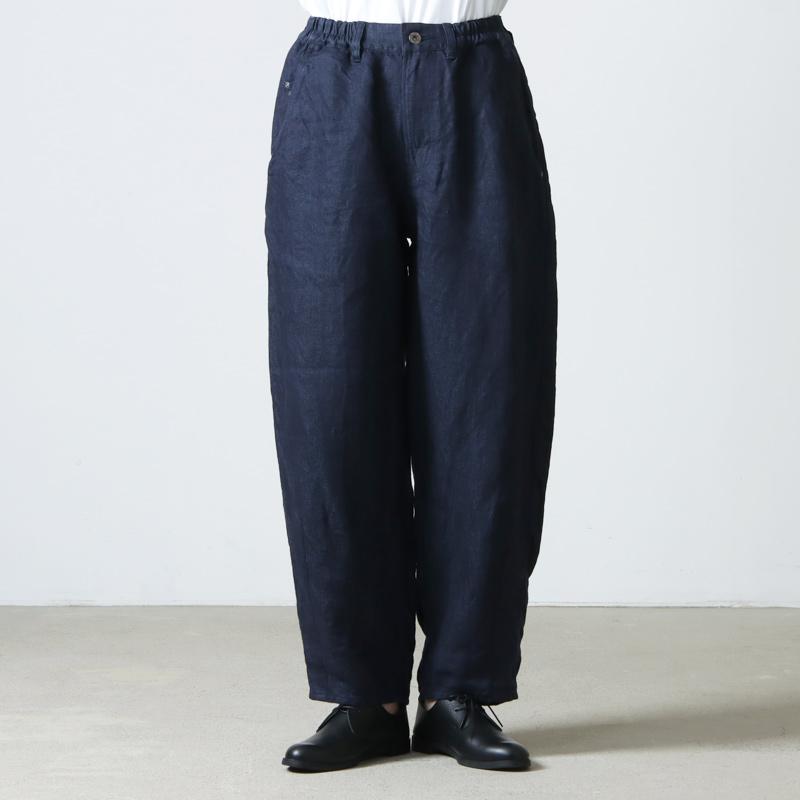 Vlas blomme (ヴラスブラム) コルトレイクリネン デニムテーパード