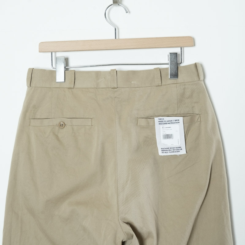 YAECA (ヤエカ) チノパンツ ワイド / Chino Trousers Wide