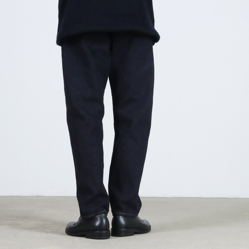 YAECA (ヤエカ) 10-13W Denim Pants Wide Tapered / インディゴ デニム