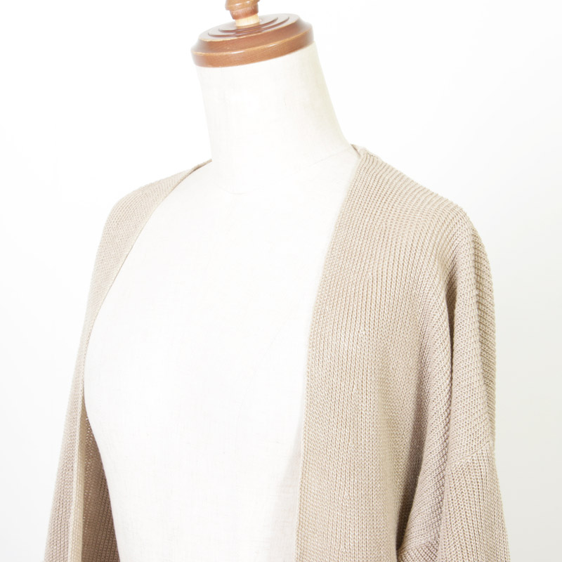 BATONER (バトナー) ドライリネンロングカーディガン