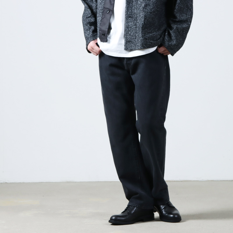 CIOTA (シオタ) Straight 5 Pocket Pants Medium Black / ストレート5