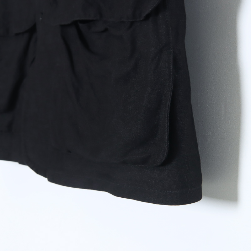 COMOLI (コモリ) ヴィスコースリネン ハンティングベスト