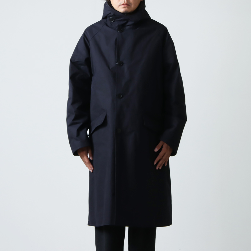 COMOLI (コモリ) コットン フーデッドコート