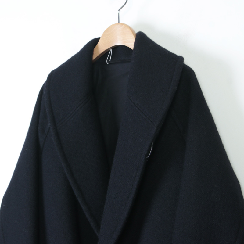 COMOLI (コモリ) ウール ショールカラーコート