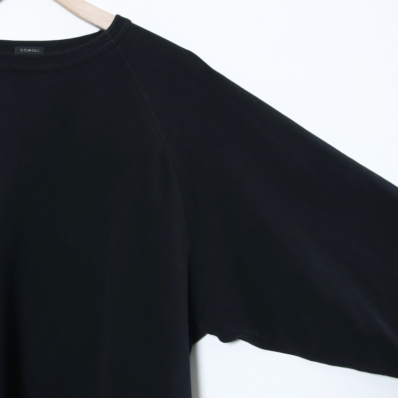 COMOLI (コモリ) コットンジャージ ベースボールTシャツ