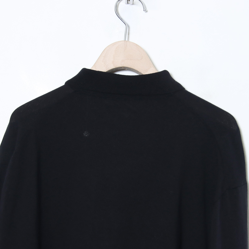 COMOLI (コモリ) コットン ニットポロ