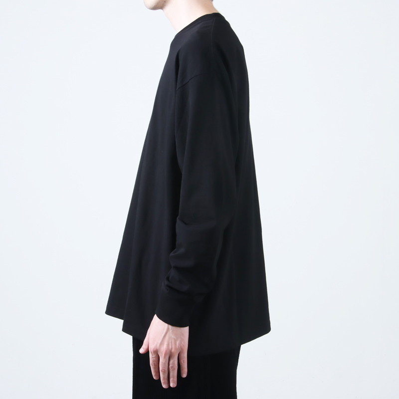 COMOLI (コモリ) コットンジャージ 長袖Tシャツ