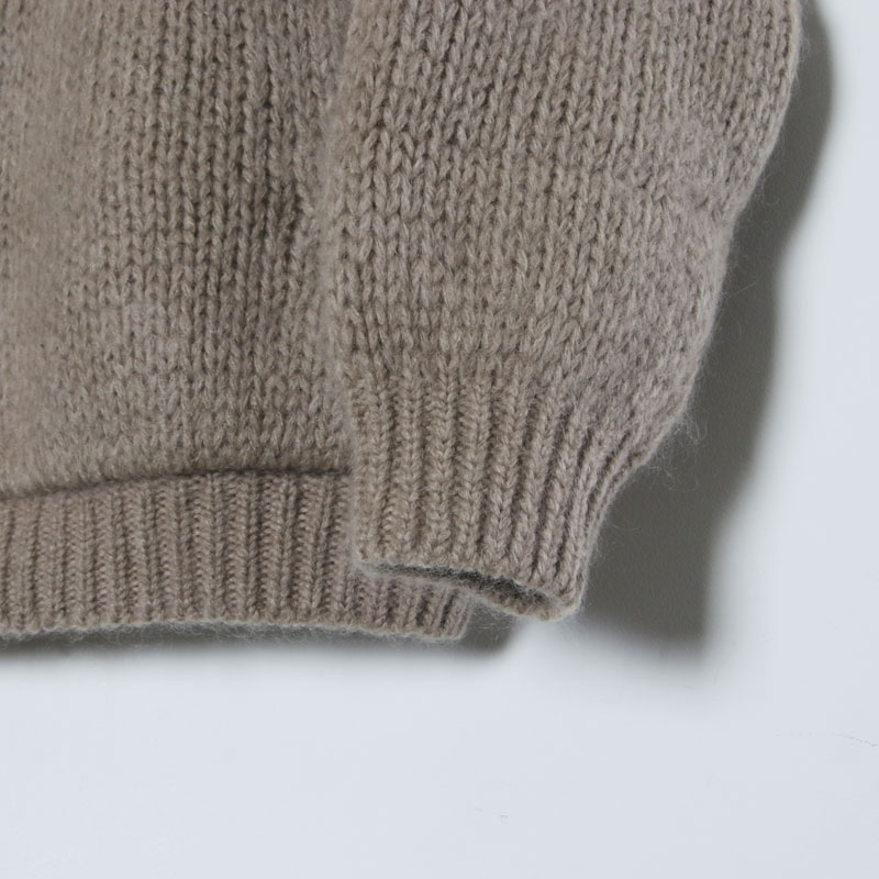 crepuscule (クレプスキュール) mohair lowgage high neck / モヘア