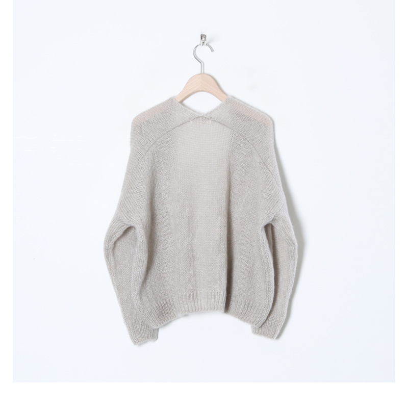 evameva (エヴァムエヴァ) mohair silk cardigan / モヘアシルク