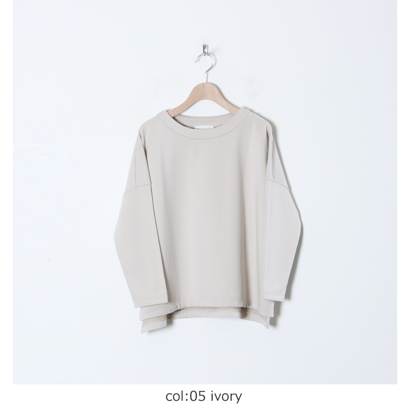 evameva (エヴァムエヴァ) sweat pullover / スウェットプルオーバー