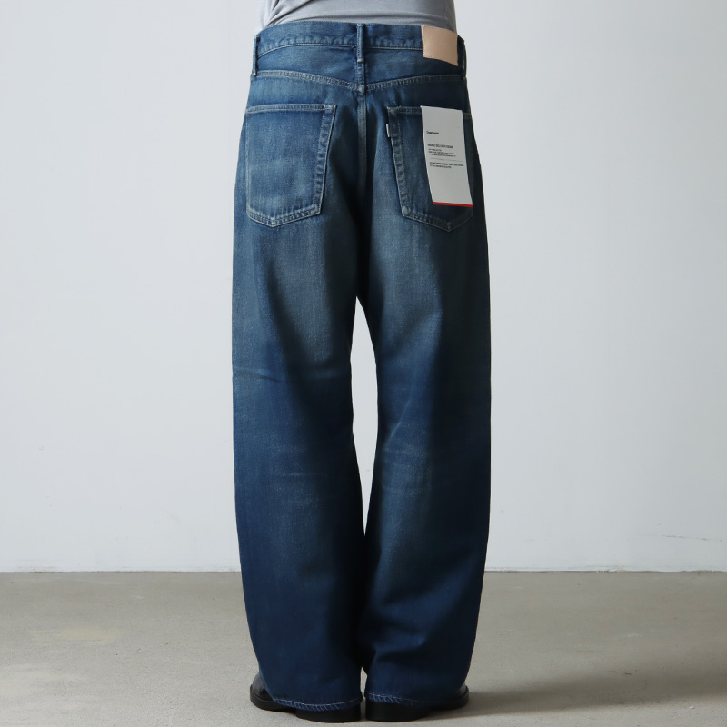 Graphpaper (グラフペーパー) Selvage Denim Five Pocket Wide