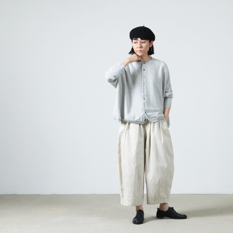 HARVESTY (ハーベスティ) サーカスパンツ ペンシルストライプ