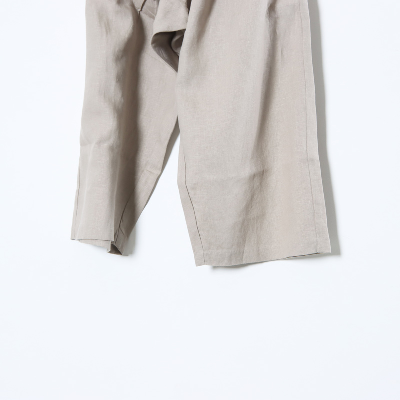 mizuiro ind (ミズイロインド) リネン ハイウエストワイドパンツ