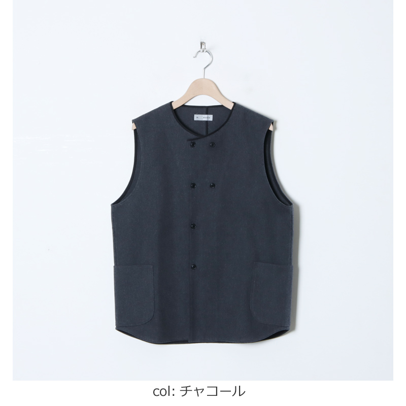 nisica (ニシカ) ダブルボタンベスト