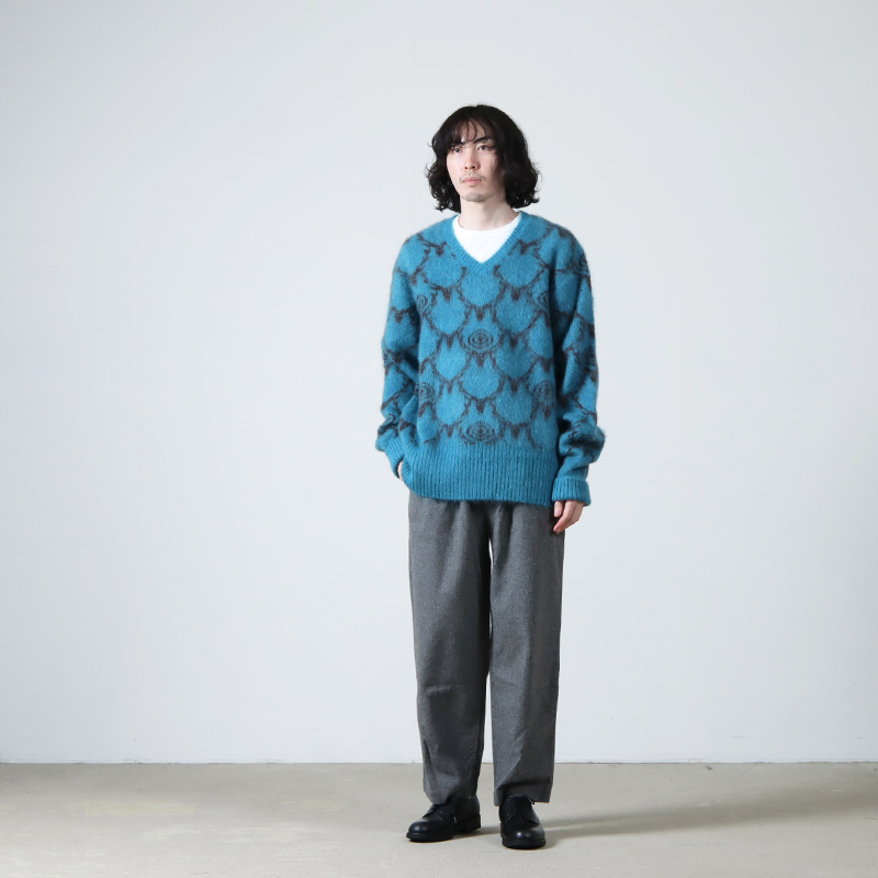 South2 West8 (サウスツーウエストエイト) Loose Fit V Neck Sweater