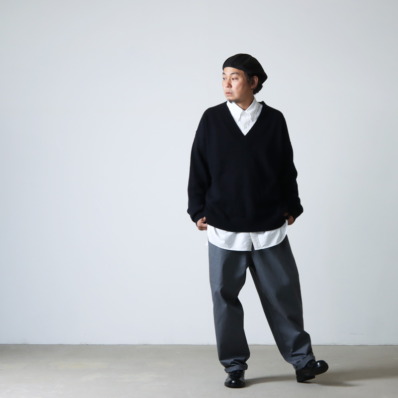 STUDIO NICHOLSON (スタジオニコルソン) SOLA V NECK JUMPER