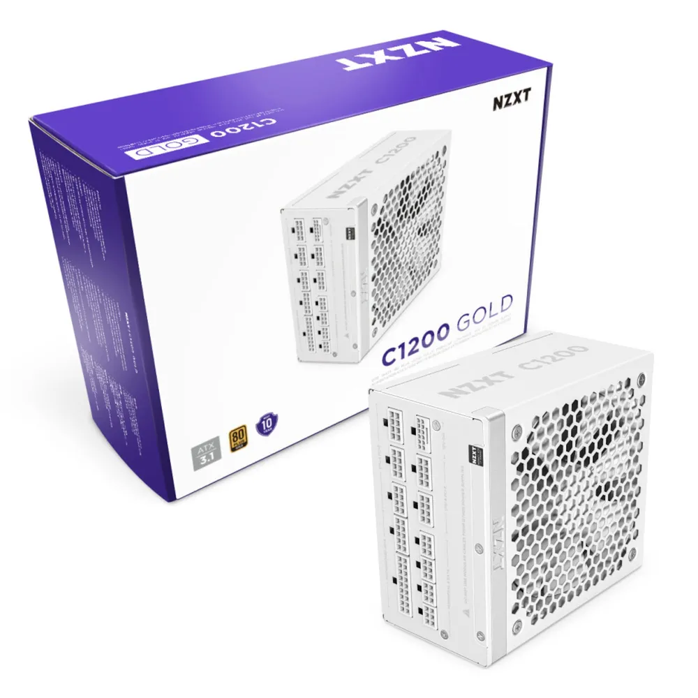 NZXT C1200 1200W Gaming Netzteil 80+ Gold, ATX3.1 PCIe5.0 modular