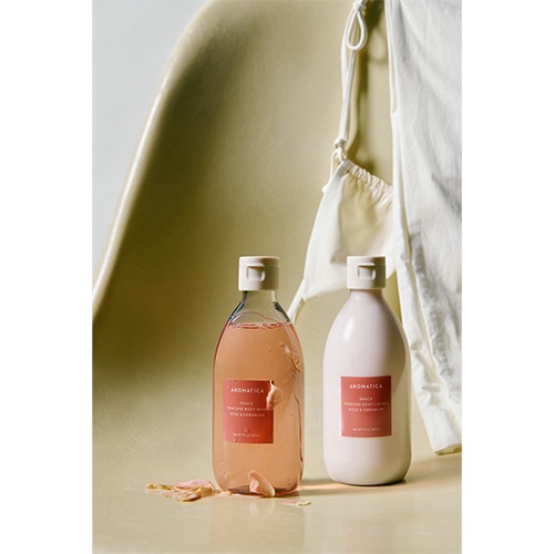 AROMATICA】グレイスパフュームボディウォッシュローズ＆ゼラニウム